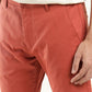 Men's Coral Slim Tapered Fit Chinos - Detail View