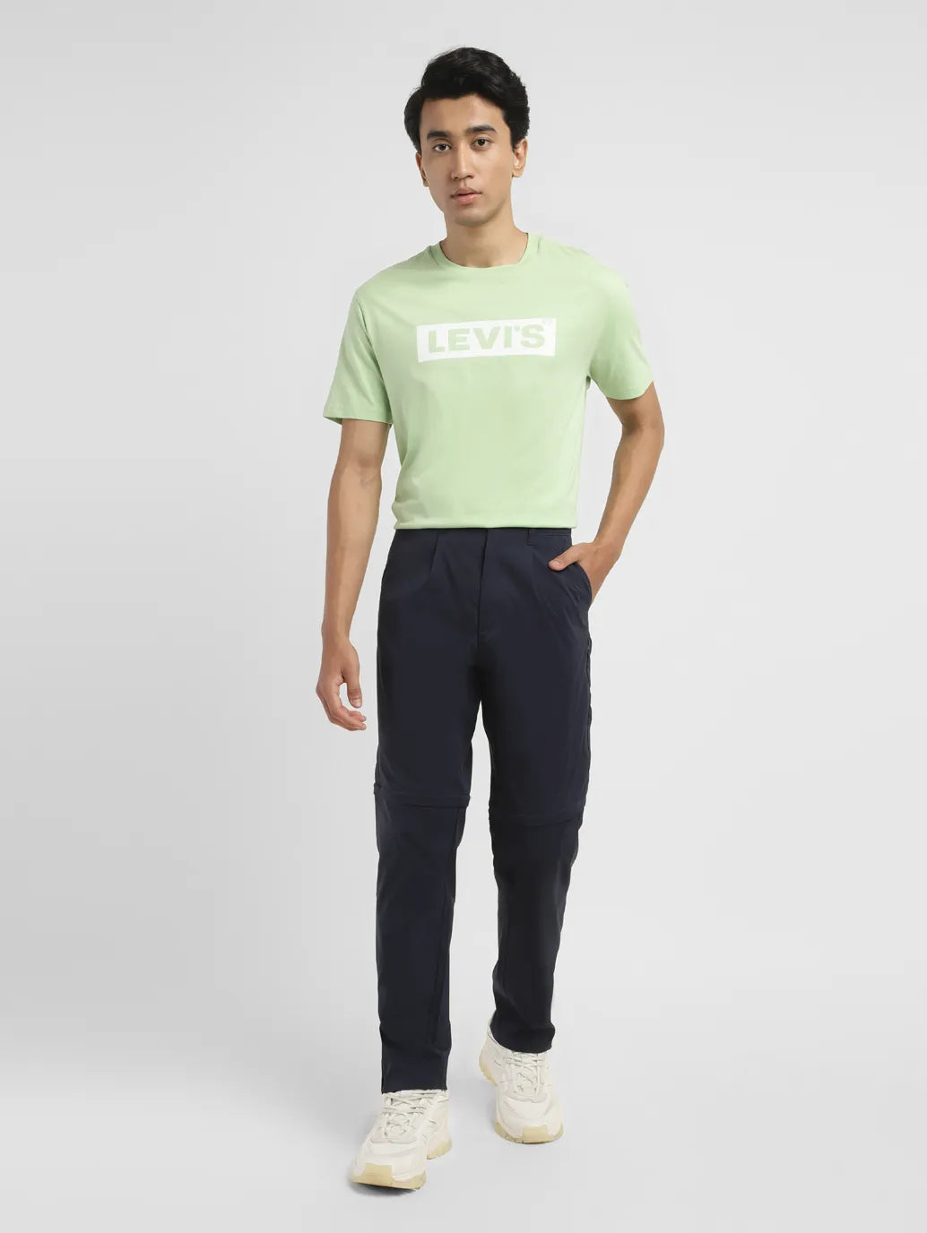 Men's Navy Regular Fit Detachable Cargo - ca747a2d-33b2-49c6-bb88-32f3a1c6624c View