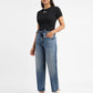 Women's 94 Blue Baggy Wide Leg Fit High Rise Jeans - 2f3244bf-3e9d-476d-8e43-91d5abb97093 View