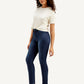 Women's Redloop 724 Blue Straight Fit Mid Rise Jeans - Side View