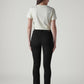 Women's 724 Black Slim Straight Fit High Rise Redloop Jeans - Back View