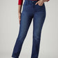 Women's 724 Dark Indigo Slim Straight Fit High Rise Redloop Jeans - Front View