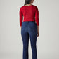 Women's 724 Dark Indigo Slim Straight Fit High Rise Redloop Jeans - Back View