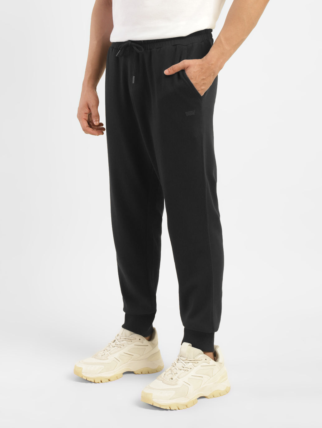 Men's Black Regular Fit Joggers - 657d63c9-2255-4072-b547-6c2c056004dd View