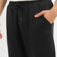 Men's Black Regular Fit Joggers - FrontDetails View