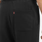 Men's Black Regular Fit Joggers - BackDetails View