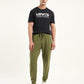 Men's Regular Fit Black Joggers - 569864fd-10b5-431b-b4f1-bdaa406db51b View