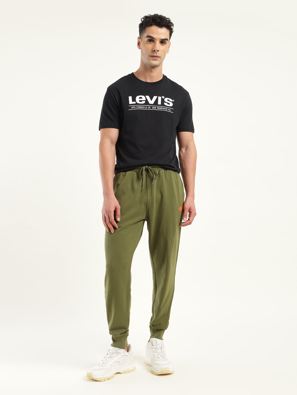 Men's Regular Fit Black Joggers - 569864fd-10b5-431b-b4f1-bdaa406db51b View