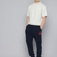 Men's Regular Fit Navy Joggers - 4 View