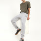 Men's Regular Fit Grey Joggers - 20Shot View