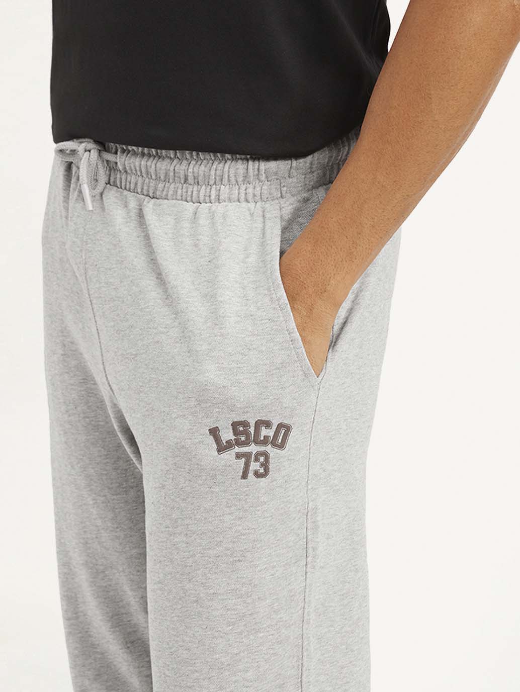 Men's Grey Solid Utility Joggers - 77a8ed86-e739-4007-9cb4-d6d0f2d01c90 View