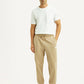 Men's Beige Solid Utility Joggers - Front View