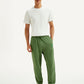 Men's Green Solid Utility Joggers - Front View
