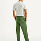 Men's Green Solid Utility Joggers - Back View