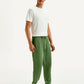 Men's Green Solid Utility Joggers - Side View