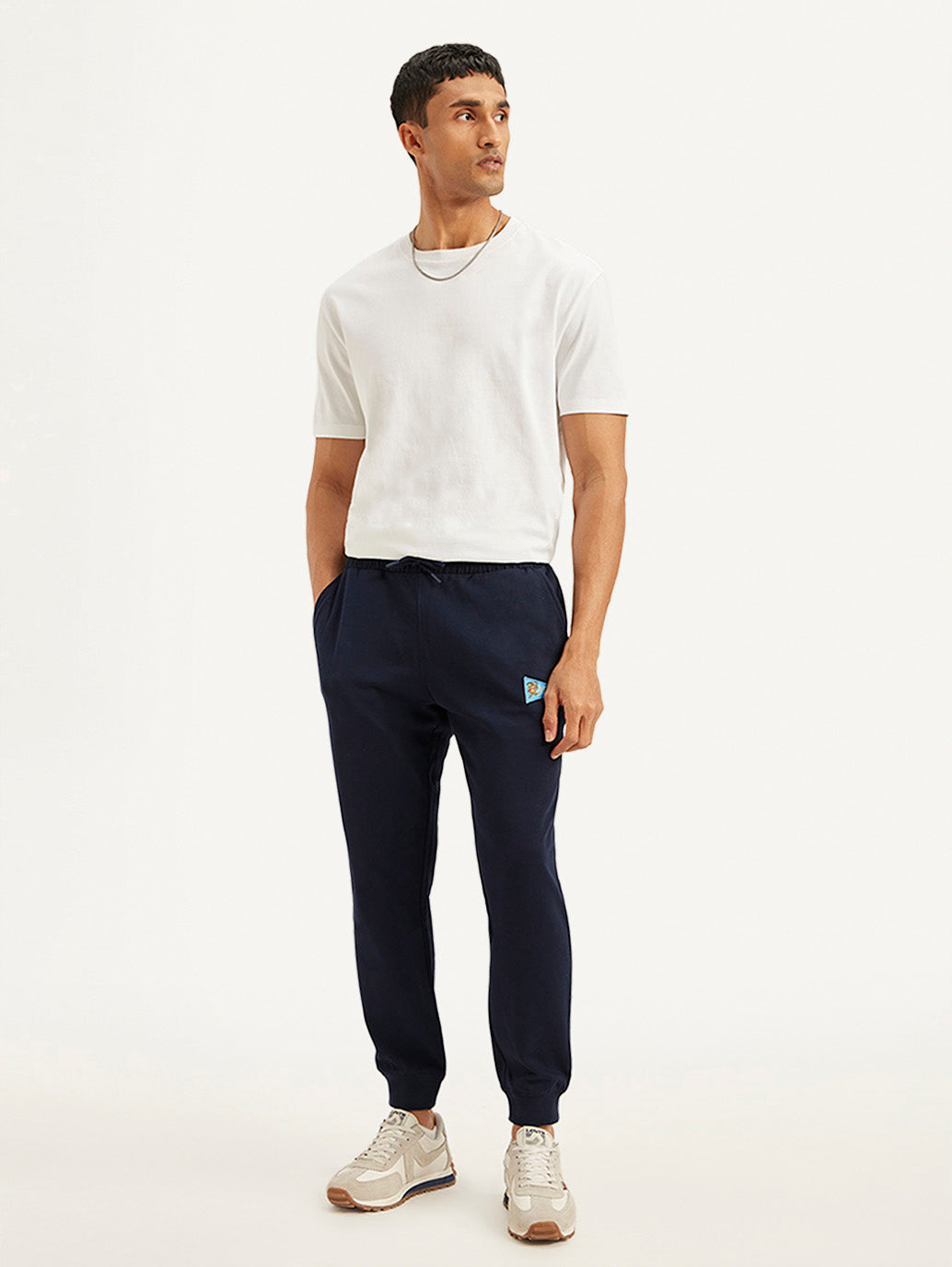 Men's Navy Solid Utility Joggers - fc784134-25c5-4515-9b82-8466a90e8183 View