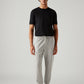 Men's Light Grey Mid Rise Joggers - Front View