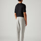 Men's Light Grey Mid Rise Joggers - Back View