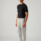 Men's Light Grey Mid Rise Joggers - Side View