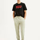 Men's Light Green Regular Fit Mid Rise Joggers - Styleshot View