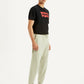 Men's Light Green Regular Fit Mid Rise Joggers - Side View