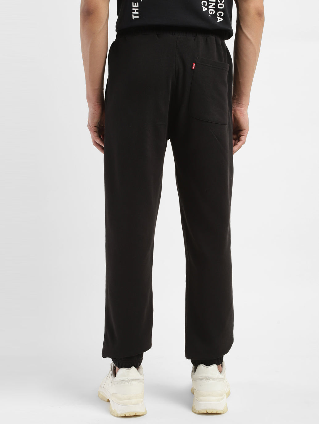 Men's Black Regular Fit Joggers - ad18a759-97e2-4646-b27f-f0f7a1f93894 View