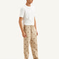 Men's Beige Regular Fit Joggers - Side View