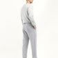 Men's Grey Regular Fit Joggers - Back View