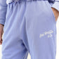 Men's Blue Regular Fit Joggers - Detail View