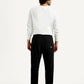 Men's Black Solid Joggers - Back View