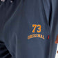 Men's Blue Solid Joggers - Detail View