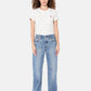 Women's 501 Indigo Straight Fit Mid Rise Jeans - Front View