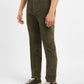 Men's Green Regular Fit Trousers - a943b50a-fd72-4e6e-82ab-7f749b383cca View