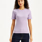 Women's Solid Regular Fit T-Shirt - 57a52693-7822-4a30-a6cc-622bbc6f0e66 View