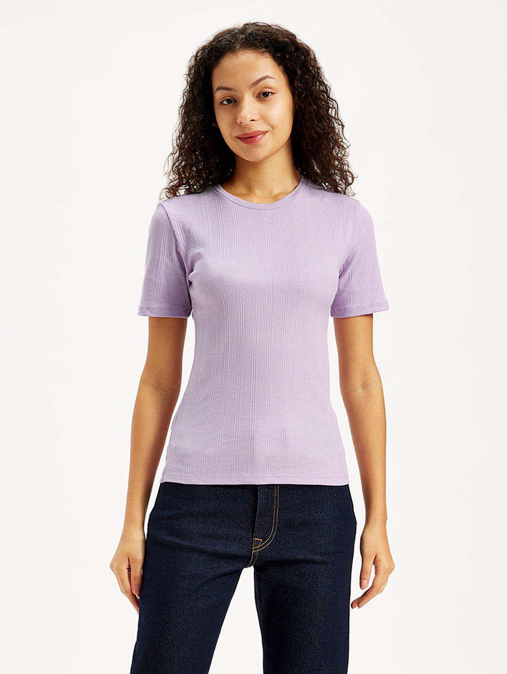 Women's Solid Regular Fit T-Shirt - 57a52693-7822-4a30-a6cc-622bbc6f0e66 View