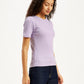 Women's Solid Regular Fit T-Shirt - 4d1f1bf3-f4ea-4bb4-b76f-3885580f13b4 View