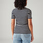 Women's Striped Slim Fit T-Shirt - Back View