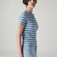 Women's Striped Slim Fit T-Shirt - Side View