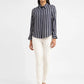 Women's Striped Shirt Collar Shirt - 2d02f350-1e73-45cd-b523-36aed0719684 View