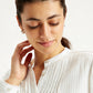 Women's Self Design Band Neck Top - Detail View