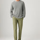 Men's Olive Regular Fit Chinos - 3ec236a8-dc34-4338-b1e9-dce1d0fa9ea3 View