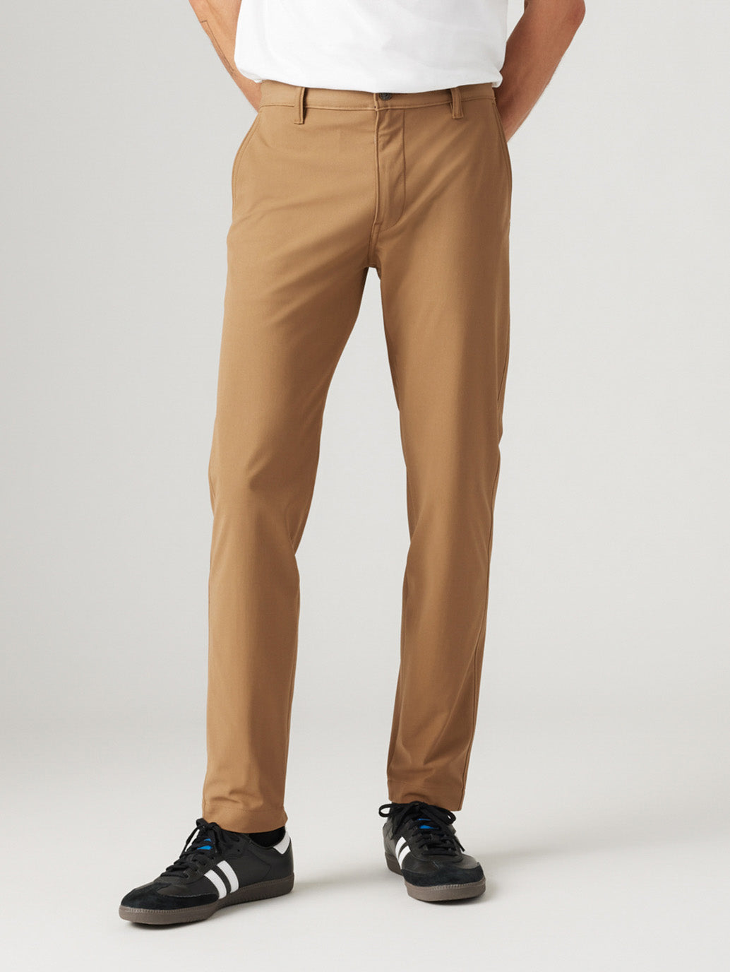 Men's Brown Regular Fit Chinos - 79b8ddd8-b497-44c2-b1c8-704e7a37462e View