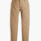 Men's Brown Regular Fit Chinos - Flatlay View