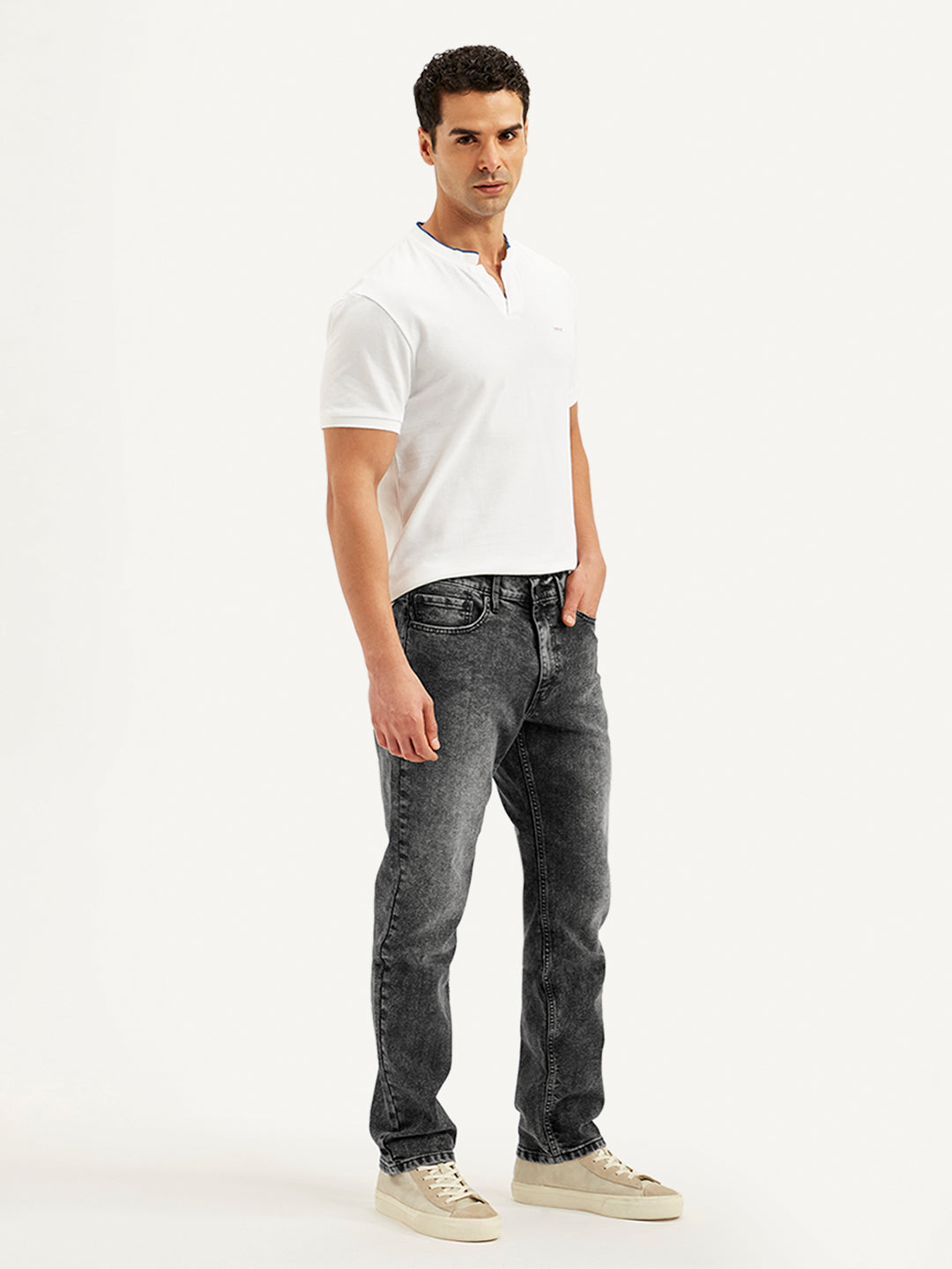 Men's 541 Grey Athletic Tapered Fit Mid Rise Jeans - 20 View