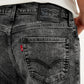 Men's 541 Grey Athletic Tapered Fit Mid Rise Jeans - Detail View
