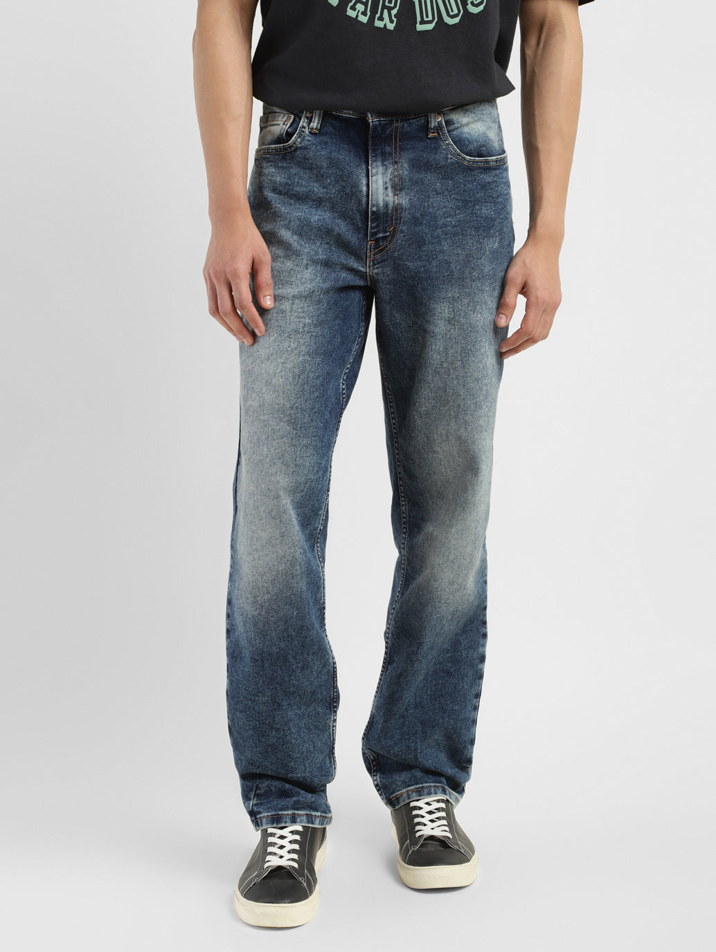Men's 550'92 Blue Loose Fit Mid Rise Jeans - e4c554b1-ec0f-4fb6-8e89-5d6b1653bec9 View