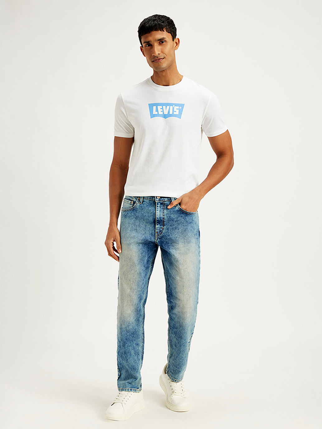 Men's 550'92 Blue Loose Fit Mid Rise Jeans - 5ab874b1-aa78-44ac-906e-9f47b9f975b3 View
