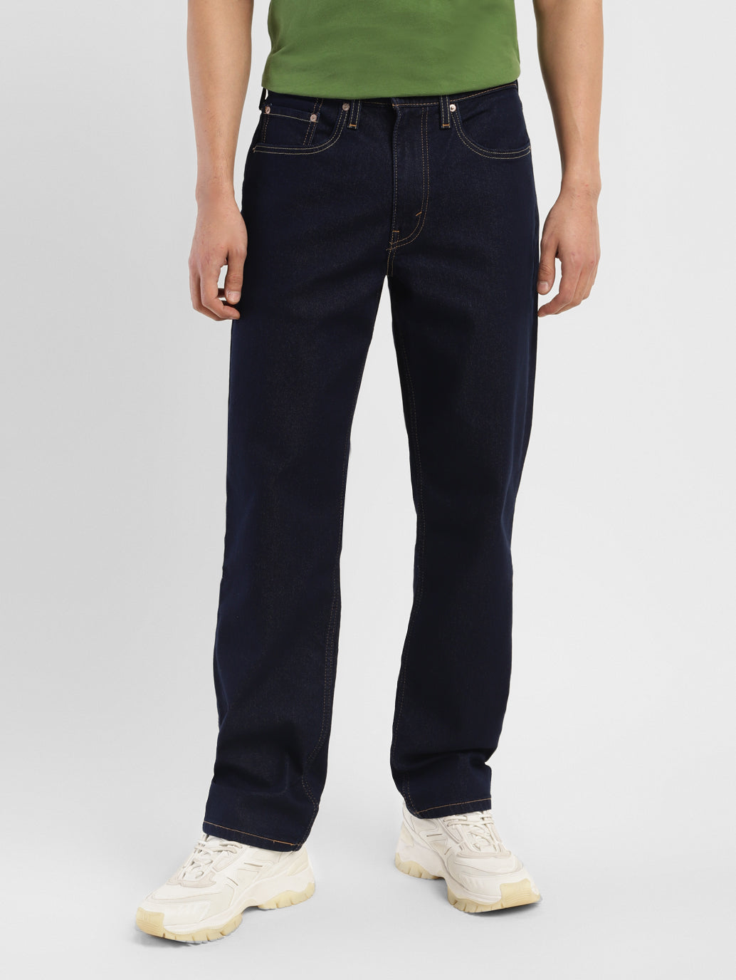 Men's 550'92 Navy Blue Loose Fit Mid Rise Jeans - 2831bff6-7d5a-4012-84c0-2c0ddfbcdb5d View