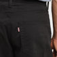 Men's Black Loose Fit Cargo Trousers - BackDetails View