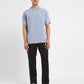 Men's Black Loose Fit Cargo Trousers - ModelFront View